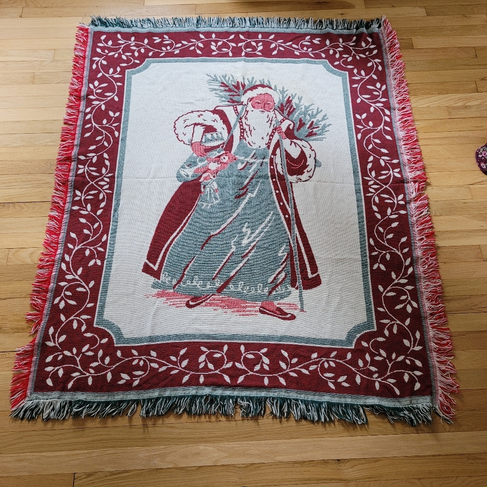 Goodwin Weaver Throw Blanket" Santa Claus"